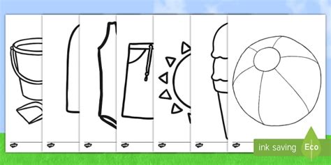 Printable Summer Holiday Colouring Pages | Twinkl