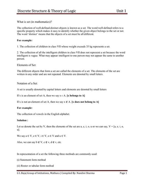 Image result for Discrete Structure Logic