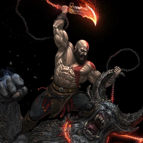 ArtStation - KRATOS - THE GOD OF WAR