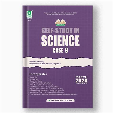 Evergreen CBSE Self Study Science For Class 9 - Latest for 2026 Examin ...
