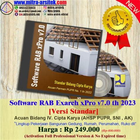 Jual Software RAB xPro v7.0 versi Standar dan Professional - Versi ...