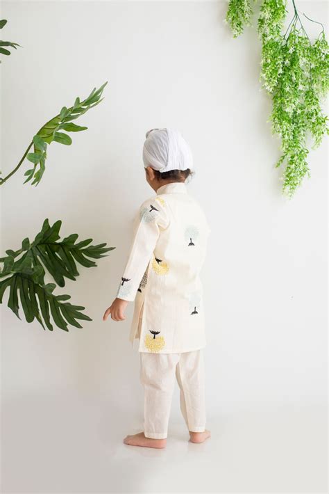 Offwhite Kurta Pajama– My Mini Trunk