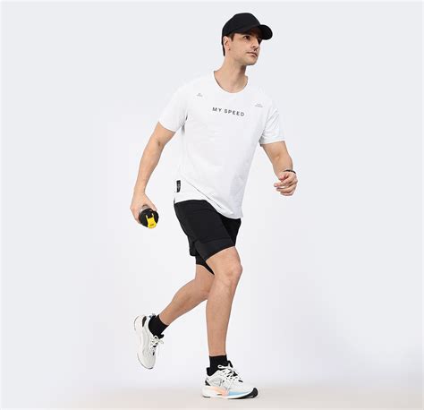 Xtep Men's Quick Dry Dual Layer Running Shorts Black – Xtep India