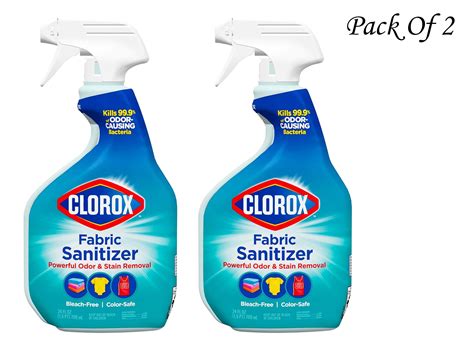 Clorox Fabric Sanitizer Spray, Color-Safe, Pack of 2, 24 oz - Walmart.com