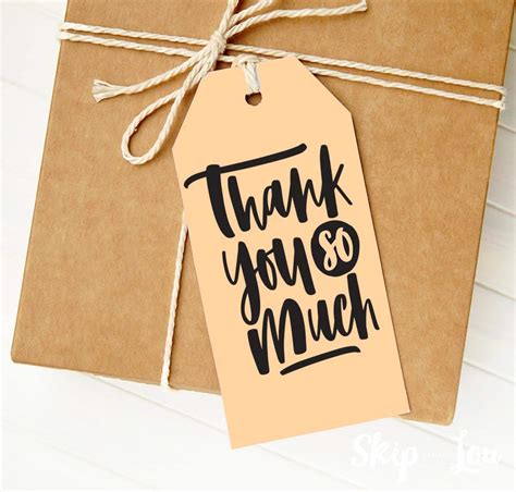 Thank You Tags | Skip To My Lou