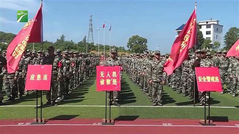 广丰区举行2021年基干民兵整组点验大会,军事,军人风采,好看视频