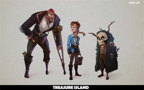 Corentin ROCHELLE - TREASURE ISLAND - Characters