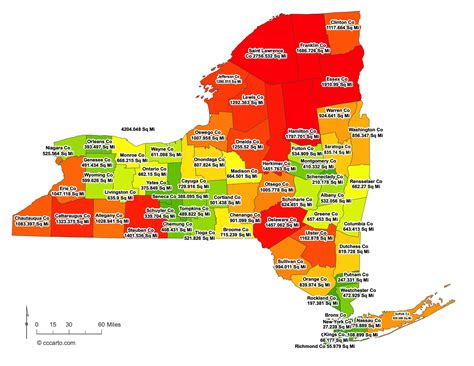 New York State Maps: Counties (All 62 New York Counties) | CCCarto