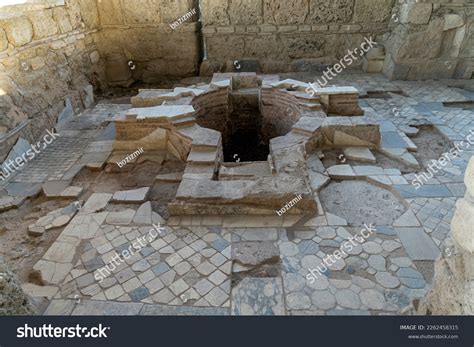 Baptistery Baptismal Pool Church Laodicea Ancient Stock Photo ...