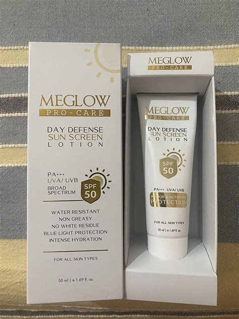 Meglow Pro-Care SPF 50 PA+++ Sunscreen Lotion for Face & Body (50ml ...