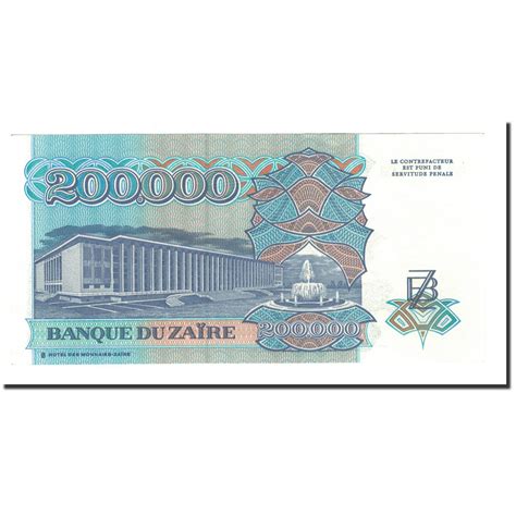 [#562479] billete, 200,000 zaïres, 1992, zaire, - Comprar Billetes ...
