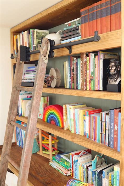 Image result for DIY Library Ladder