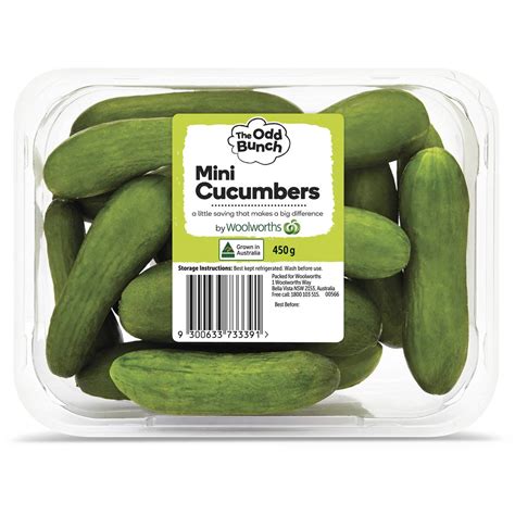 Mini Cucumbers Calorie Count at Kelly Duppstadt blog