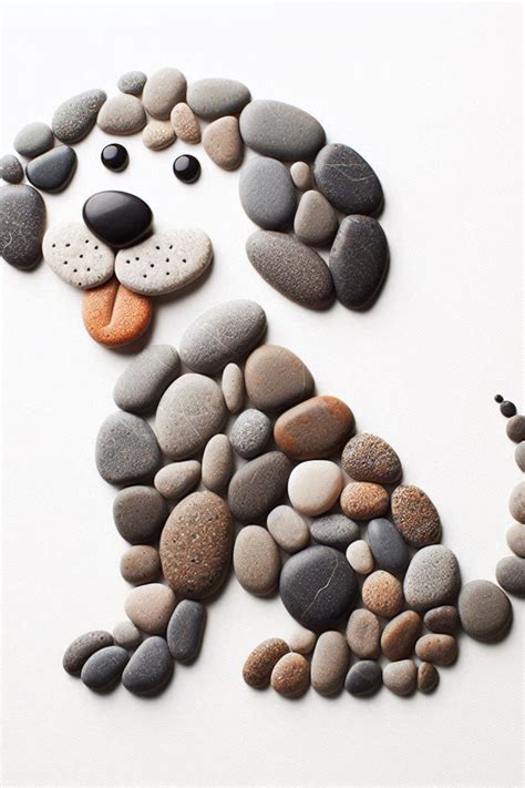 Rock Painting Dogs 的图像结果