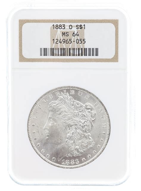 Lot Detail - 1883-O US MORGAN SILVER DOLLAR COIN NGC MS64