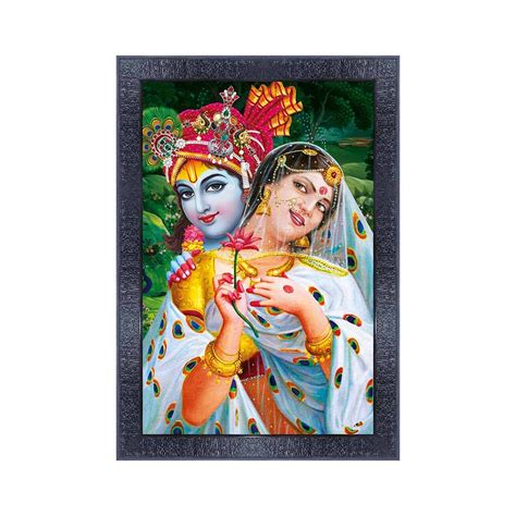 pnf Poster And Frames Radha Krishna Framed Wall Painting | For Living ...