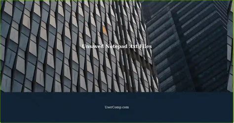Image result for Unsaved Notepad Files