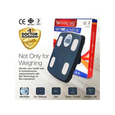 Buy EASYCARE BODY FAT SCALE/ ANALYZER (UP TO 6 PERSONS DATA) ALONG WITH ...