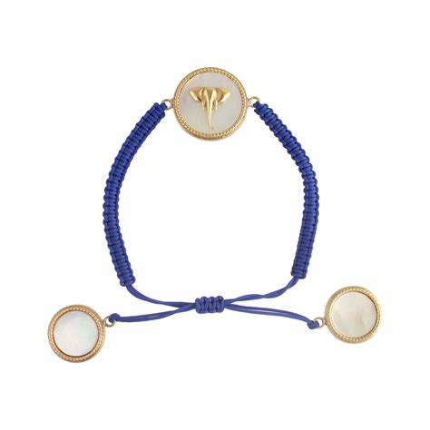 Lucky Elephant Mother of Pearl Rakhi lumba – swatindesigns