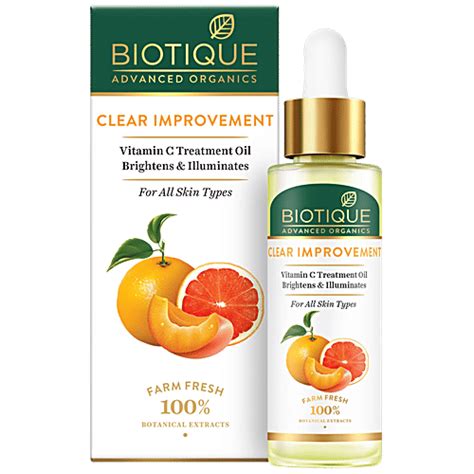 Buy BIOTIQUE Clear Improvement - Vitamin C Treatment Oil, Brightens ...