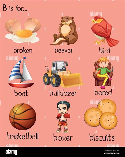 Printable Things With The Letter B