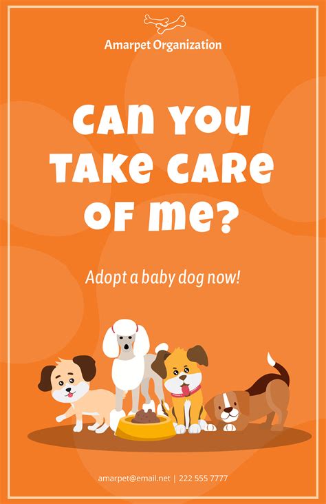 Dog Adoption Poster Templates in Word - FREE Download | Template.net