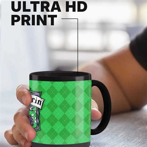 Buy Harry Potter Crest Slytherin Ceramic 3D Black Coffee Mug - 325 Ml ...
