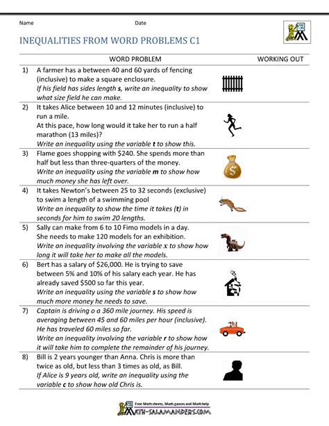 Image result for Two-Step Inequality Word Problems