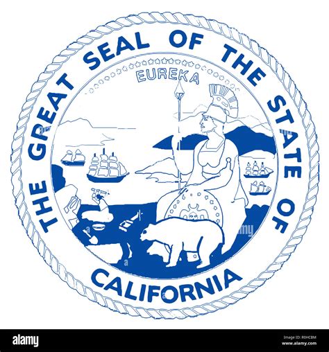 California state seal hi-res stock photography and images - Alamy