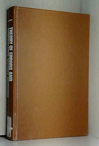 Buy Theory of Errors and Generalized Matrix Inverses Book Online at Low ...