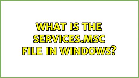 Image result for Services.msc File