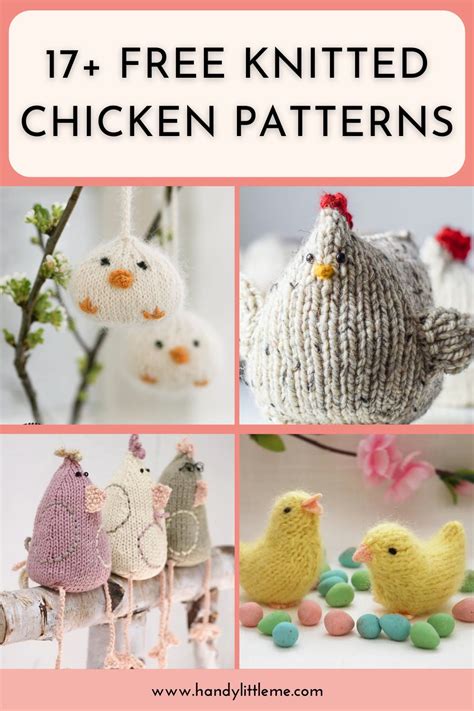 Image result for Knitted Chicken Pattern