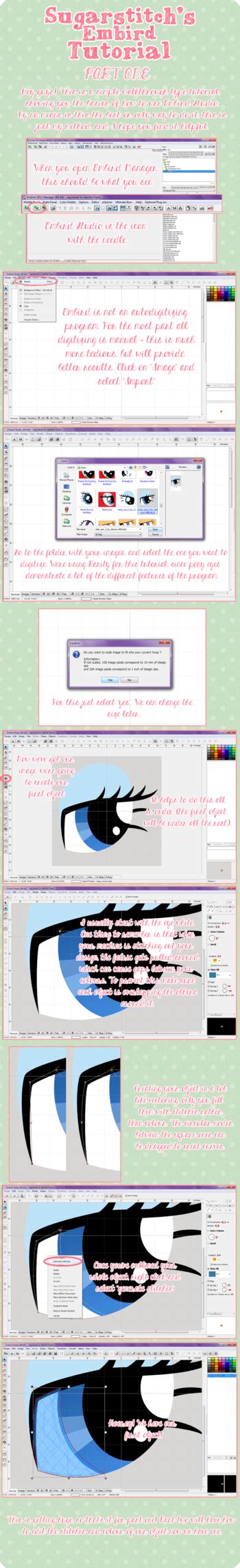 Embird Digitizing 的图像结果
