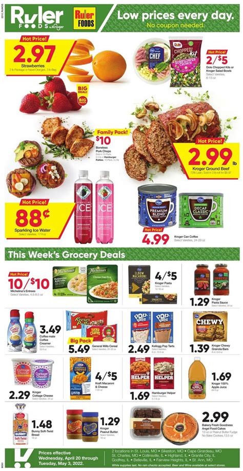 Ruler Foods Best Offers & Special Buys from April 20
