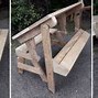 Image result for Standard Picnic Table Size