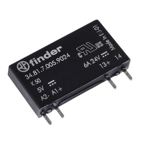 34.81.7.024.9024 Finder | Finder 34 Series Solid State Relay, 6 A Load ...