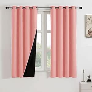 Buy HOMEMONDE Solid Window Curtains 5 Feet Set of 2 - Thermal ...