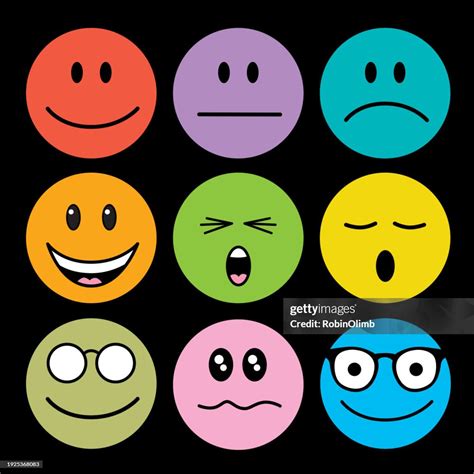 Colorful Face Imojis High-Res Vector Graphic - Getty Images