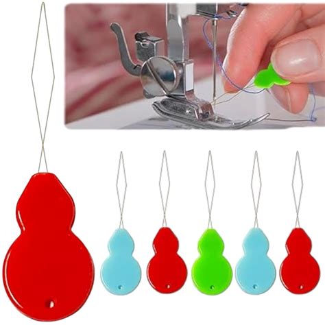 RIANZ Needle Threaders, Plastic Needle Threaders for Hand Sewing, Gourd ...