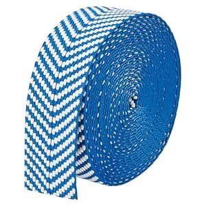 BENECREAT 5 Yards Cotton Webbing, 1-1/2 inch Wide Blue Polycotton ...
