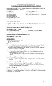 Image result for Waste Management Committee