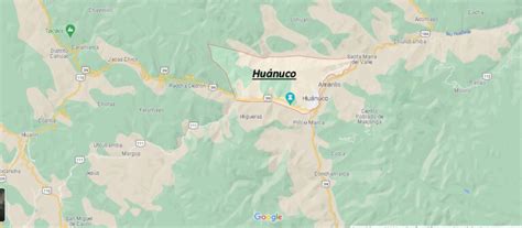 ¿Dónde está Huánuco? Mapa Huánuco - ¿Dónde está la ciudad?
