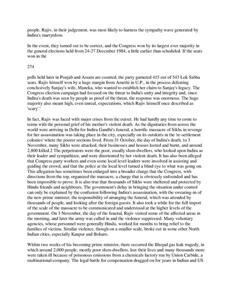 Freedom struggle of india 11 - people. Rajiv, in their judgement, was ...