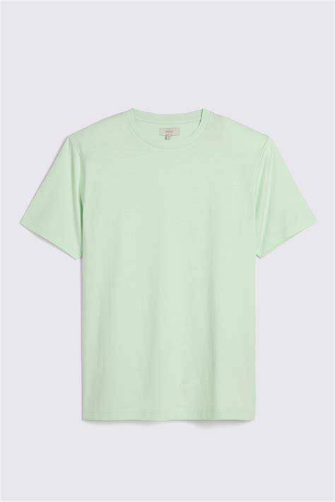 Light Green Crew-Neck T-Shirt | Buy Online at Moss