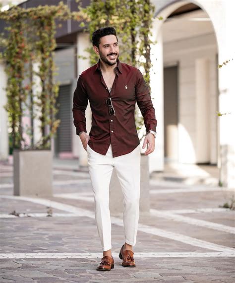 Brown Shirt Matching Pants | Brown Shirts Combination Pant Ideas ...