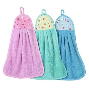 HSR Collection Microfiber Wash Basin Hanging Hand Kitchen Towel Napkin ...