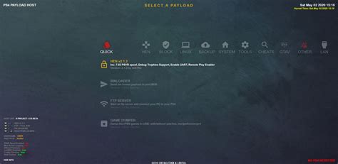 PS4 9.04 Exploit 的图像结果