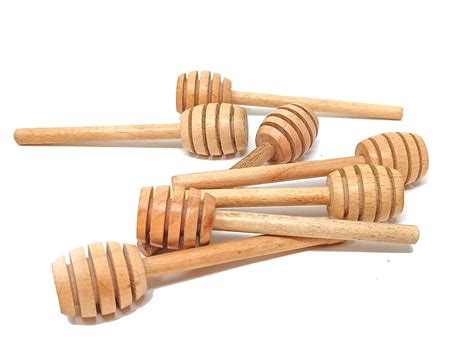 Professional Wood Craft ᵀᴹ Wooden Honey Dippers Sticks for Honey Jar ...