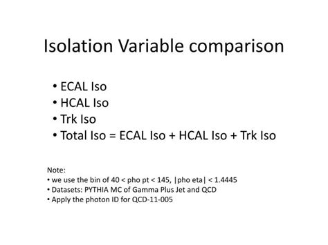 Image result for Isolation Variable
