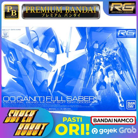 Jual BANDAI RG Gundam 00 QanT / OO Qan[T] Full Saber P-BANDAI Limited ...